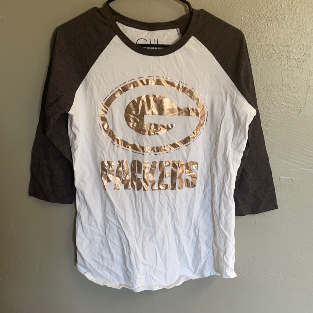 Green Bay Packer Mid Sleeve T-shirt